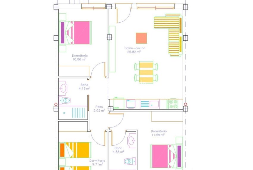 New Build - APARTMENT -
SAN JAVIER - pueblo