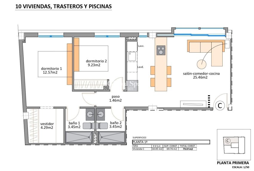 New Build - APARTMENT -
SAN PEDRO DEL PINATAR - Lo pagan