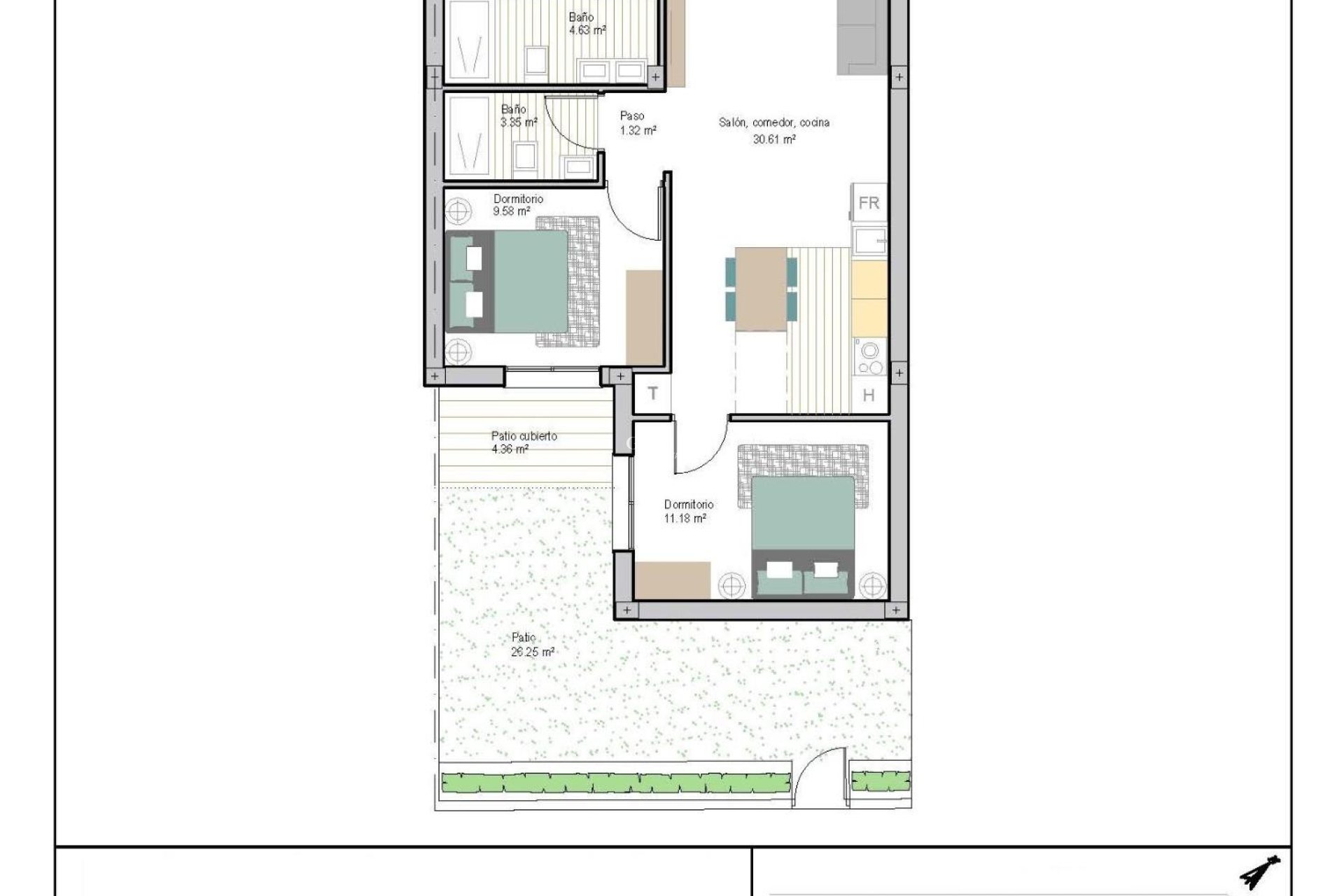 New Build - APARTMENT -
TORRE PACHECO - San Cayetano