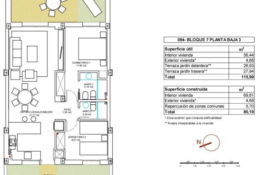 New Build - APARTMENT -
VERA - El Playazo