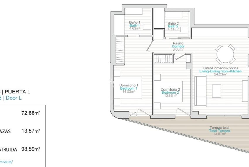New Build - APARTMENT -
VILLAJOYOSA - La Tellerola