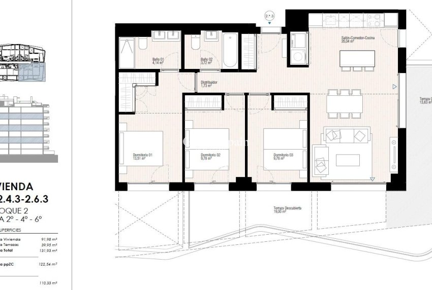 New Build - APARTMENT -
VILLAJOYOSA - Playa del Torres