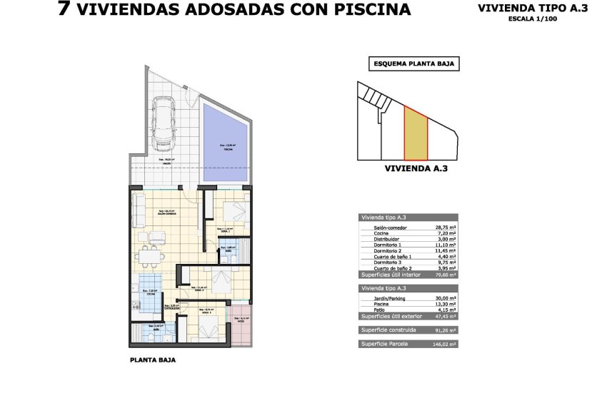 New Build - Ground Floor Bungalow -
PILAR DE LA HORADADA - pueblo
