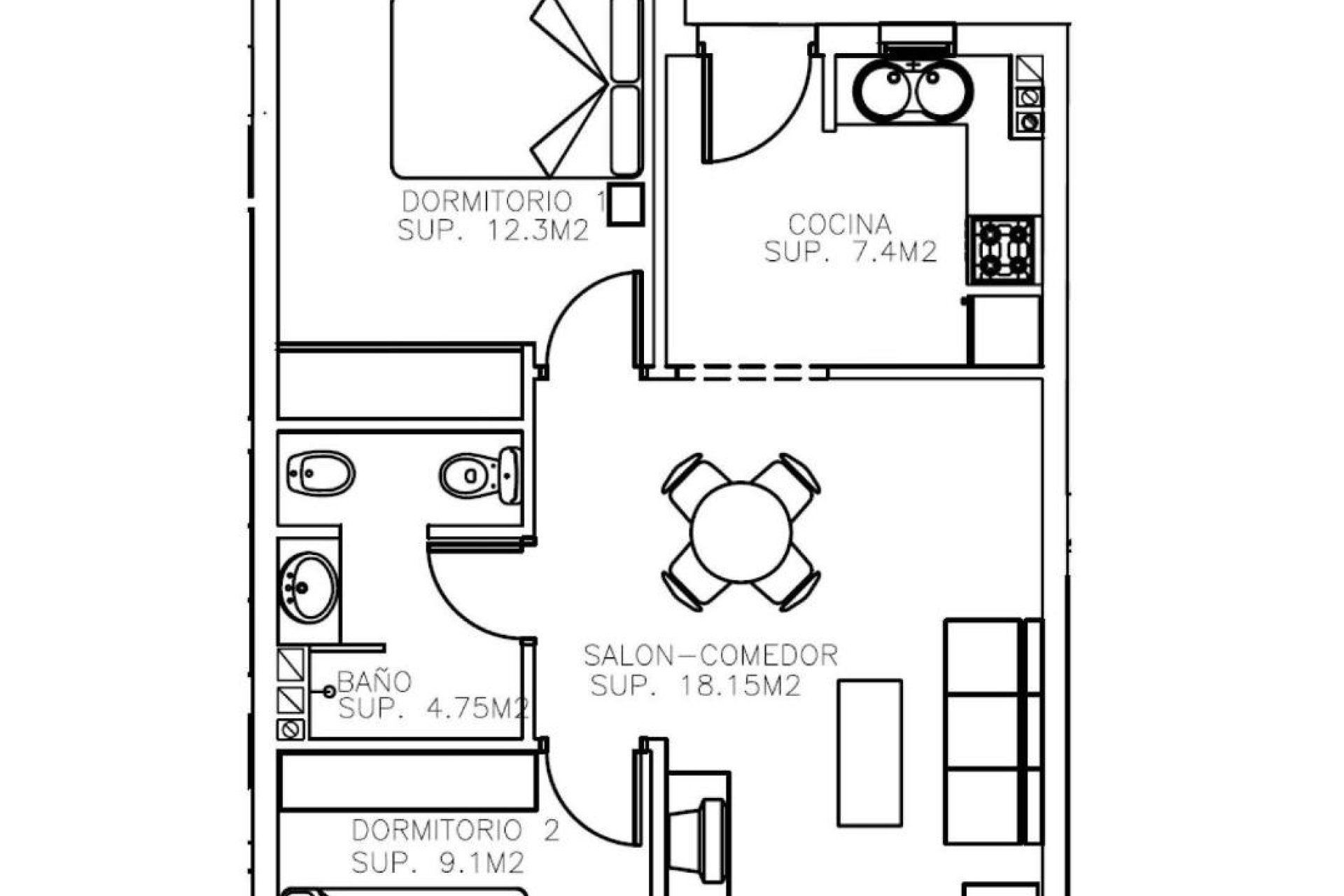 New Build - PENTHOUSE -
ÁGUILAS - Collados