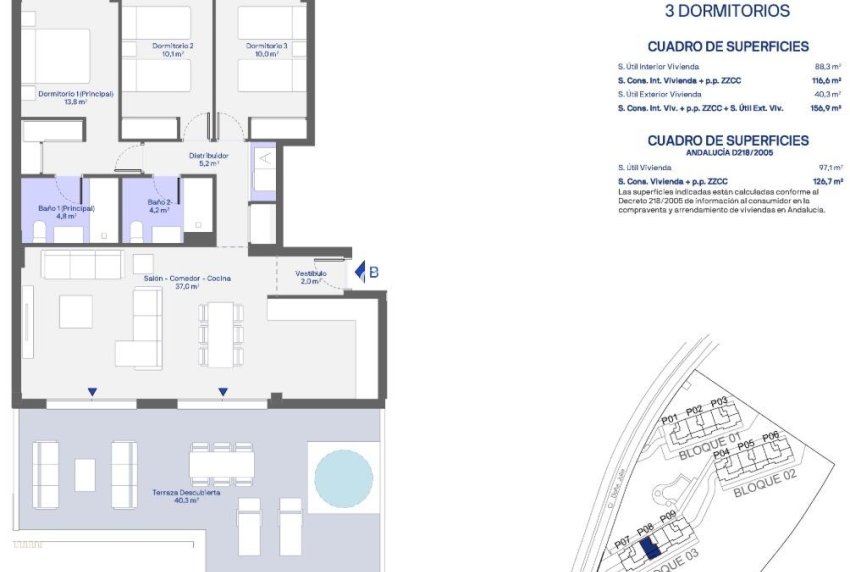 New Build - PENTHOUSE -
CASARES - Doña Julia