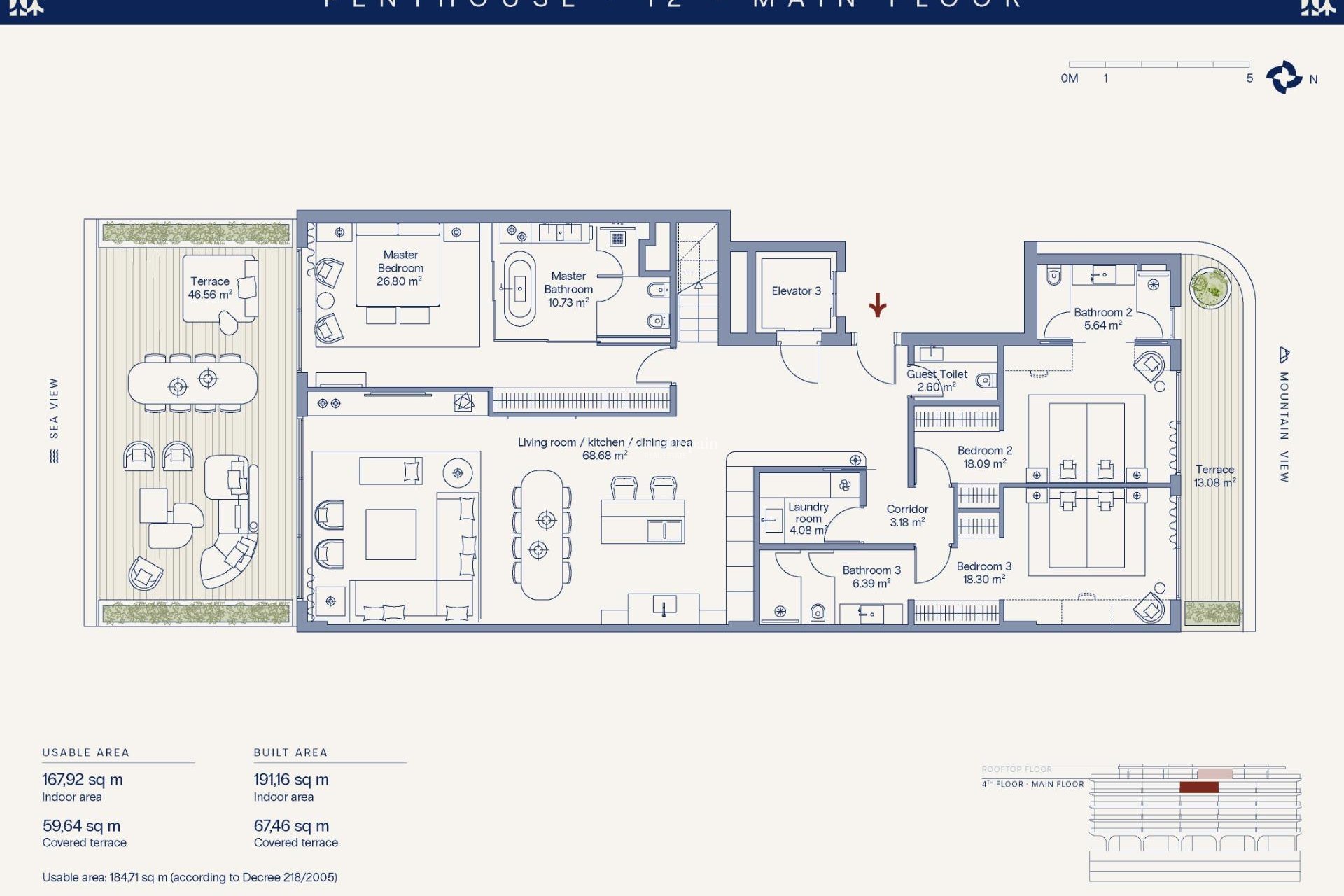 New Build - PENTHOUSE -
ESTEPONA - Playa de La Cala