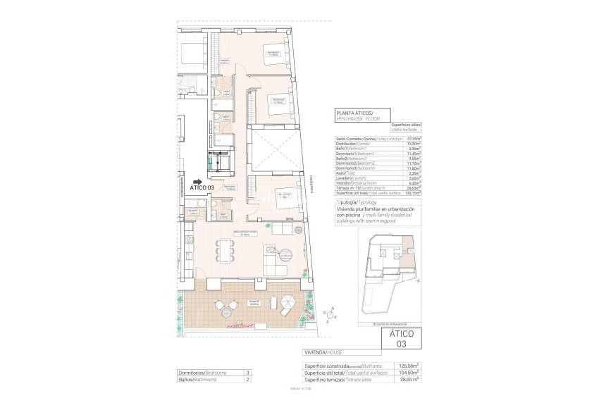 New Build - PENTHOUSE -
Hondón de las Nieves - Pueblo