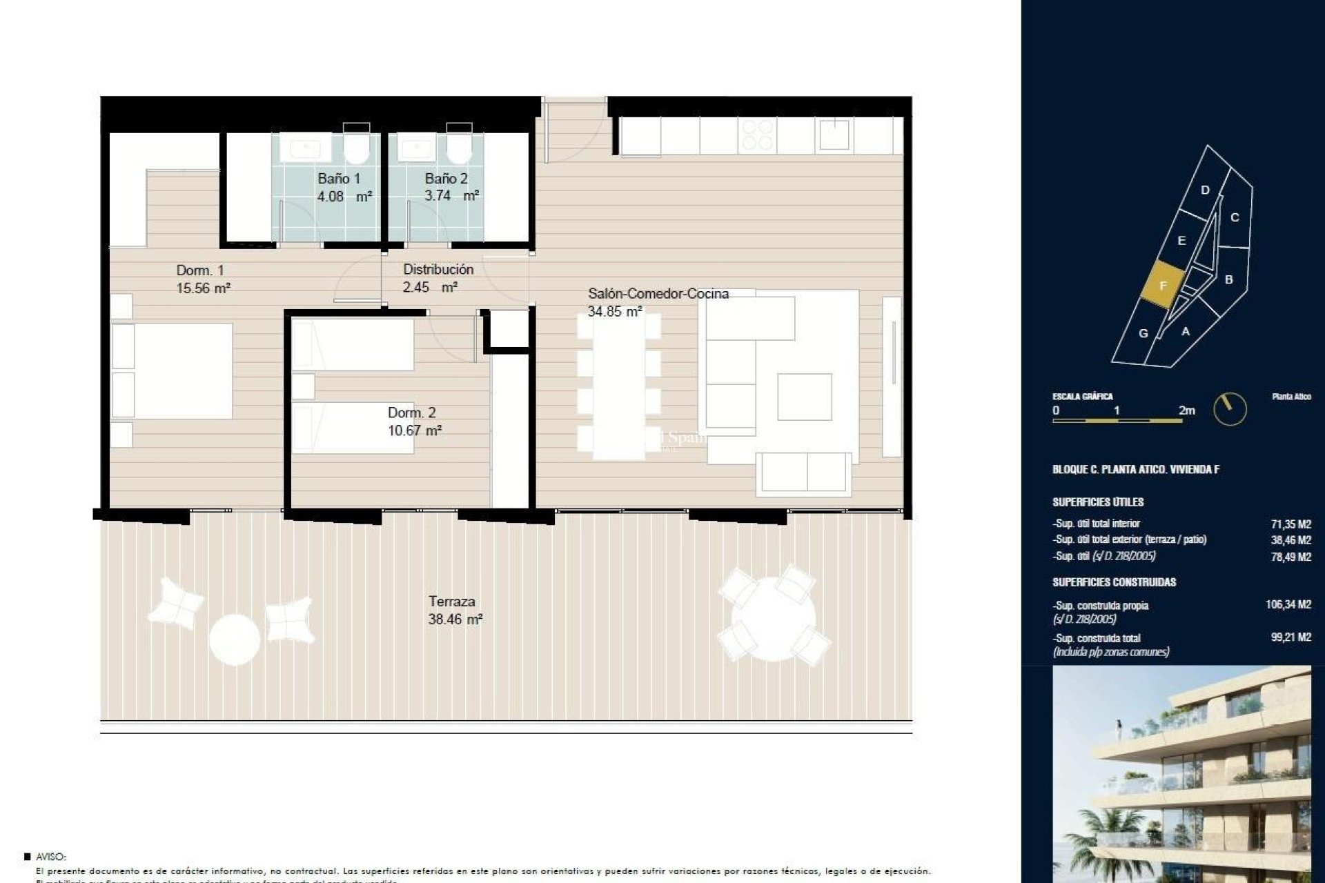 New Build - PENTHOUSE -
MANILVA - Castillo de la Duquesa