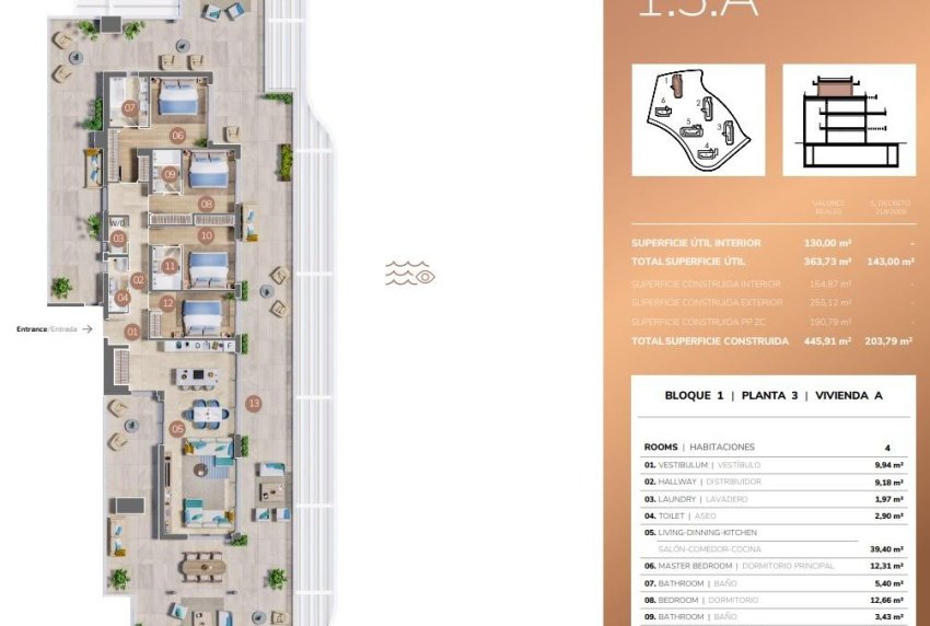 New Build - PENTHOUSE -
MIJAS - Cerrado del Aguila Golf and Resort