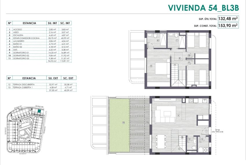 New Build - PENTHOUSE -
MONFORTE DEL CID - Alenda Golf