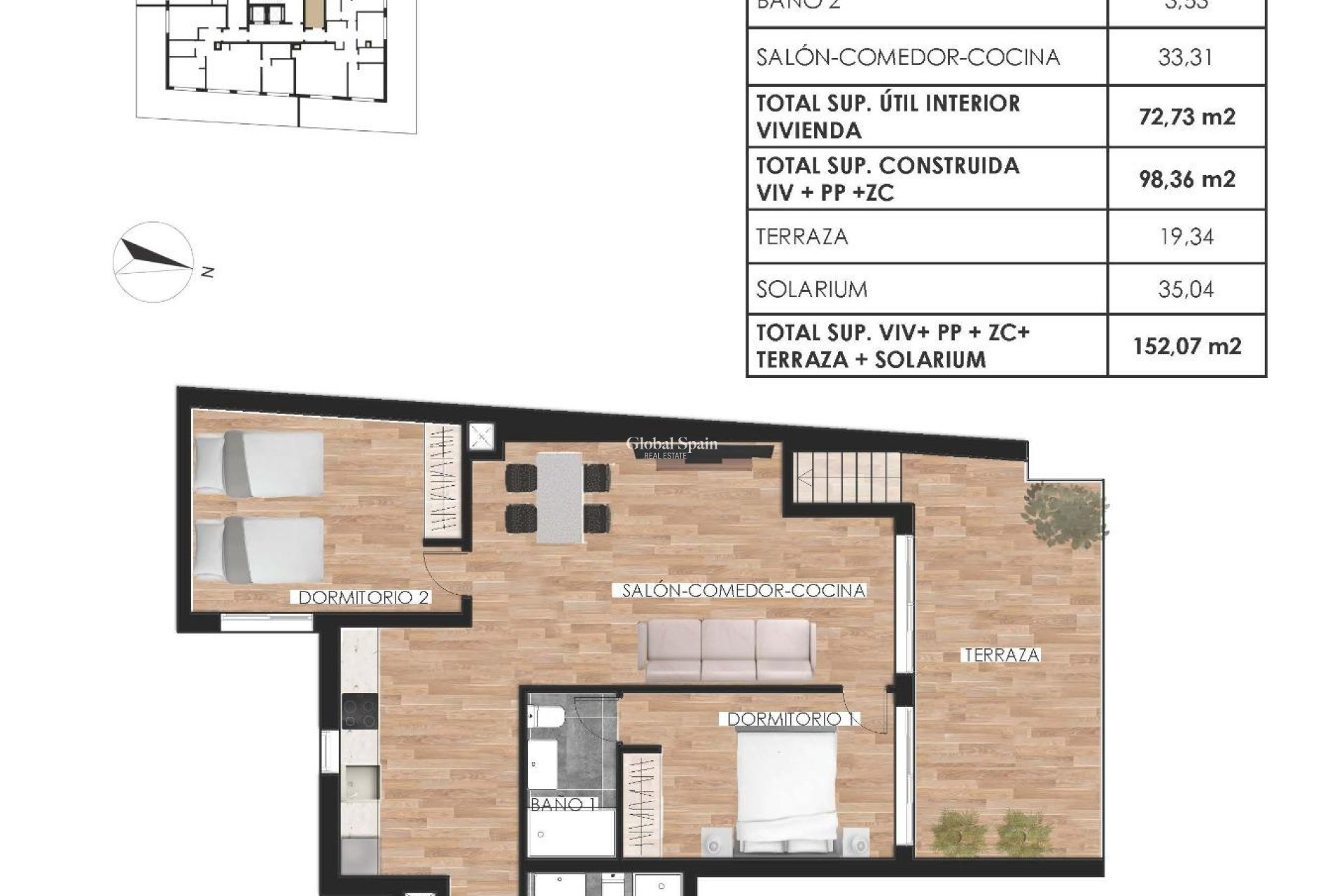 New Build - PENTHOUSE -
TORREVIEJA - Parque de las Naciones