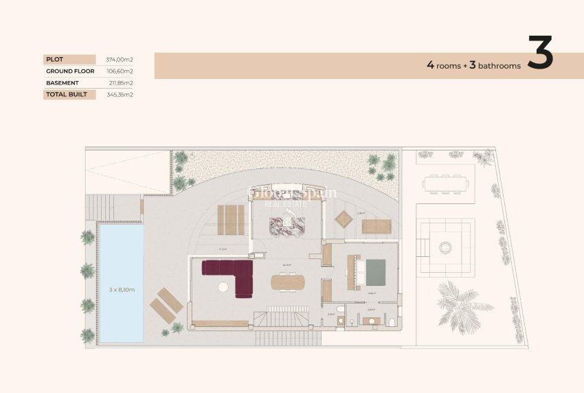 New Build - VILLA -
ALGORFA - LA FINCA GOLF / ALGORFA