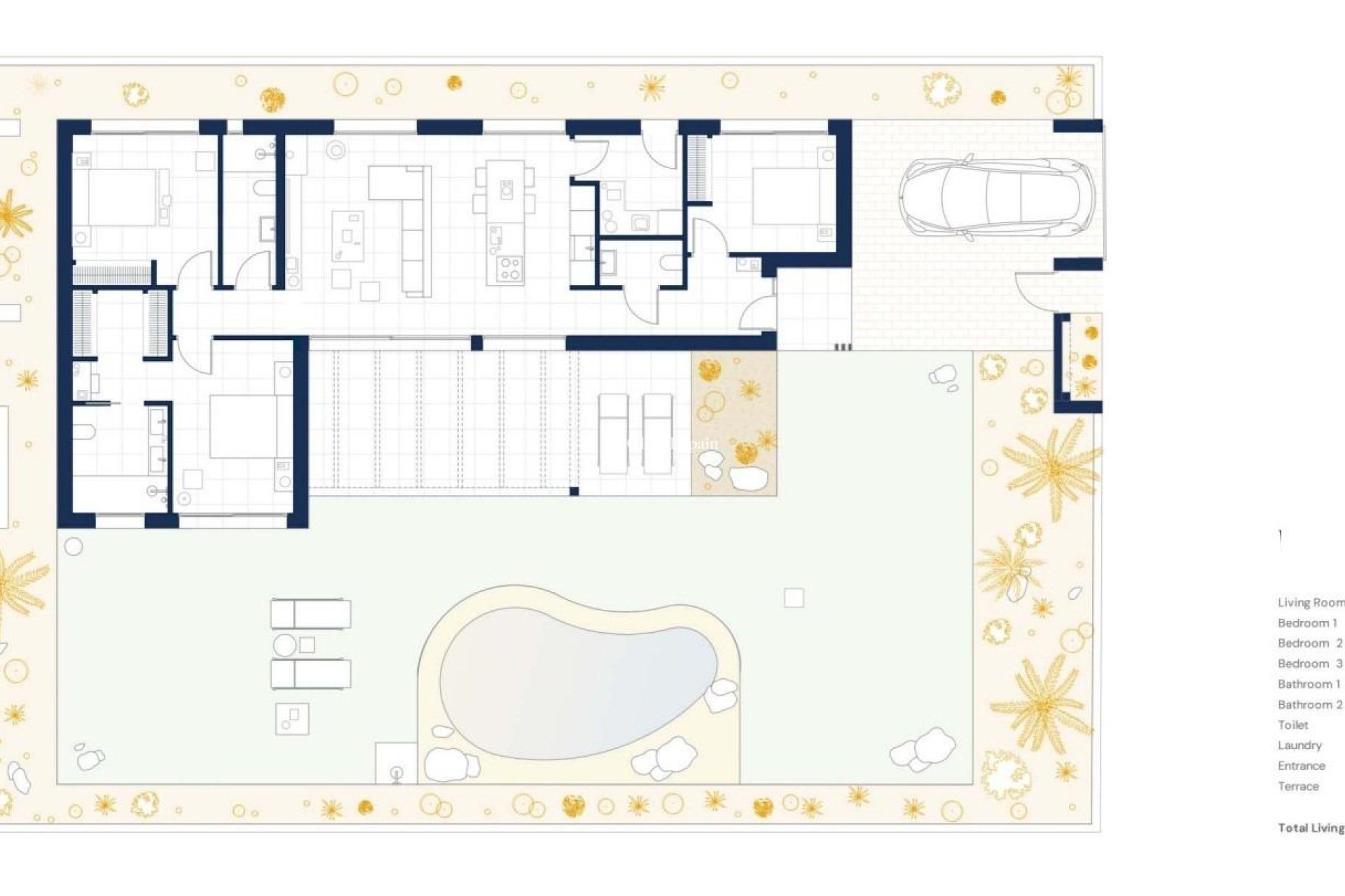 New Build - VILLA -
BAÑOS Y MENDIGO - Altaona Golf