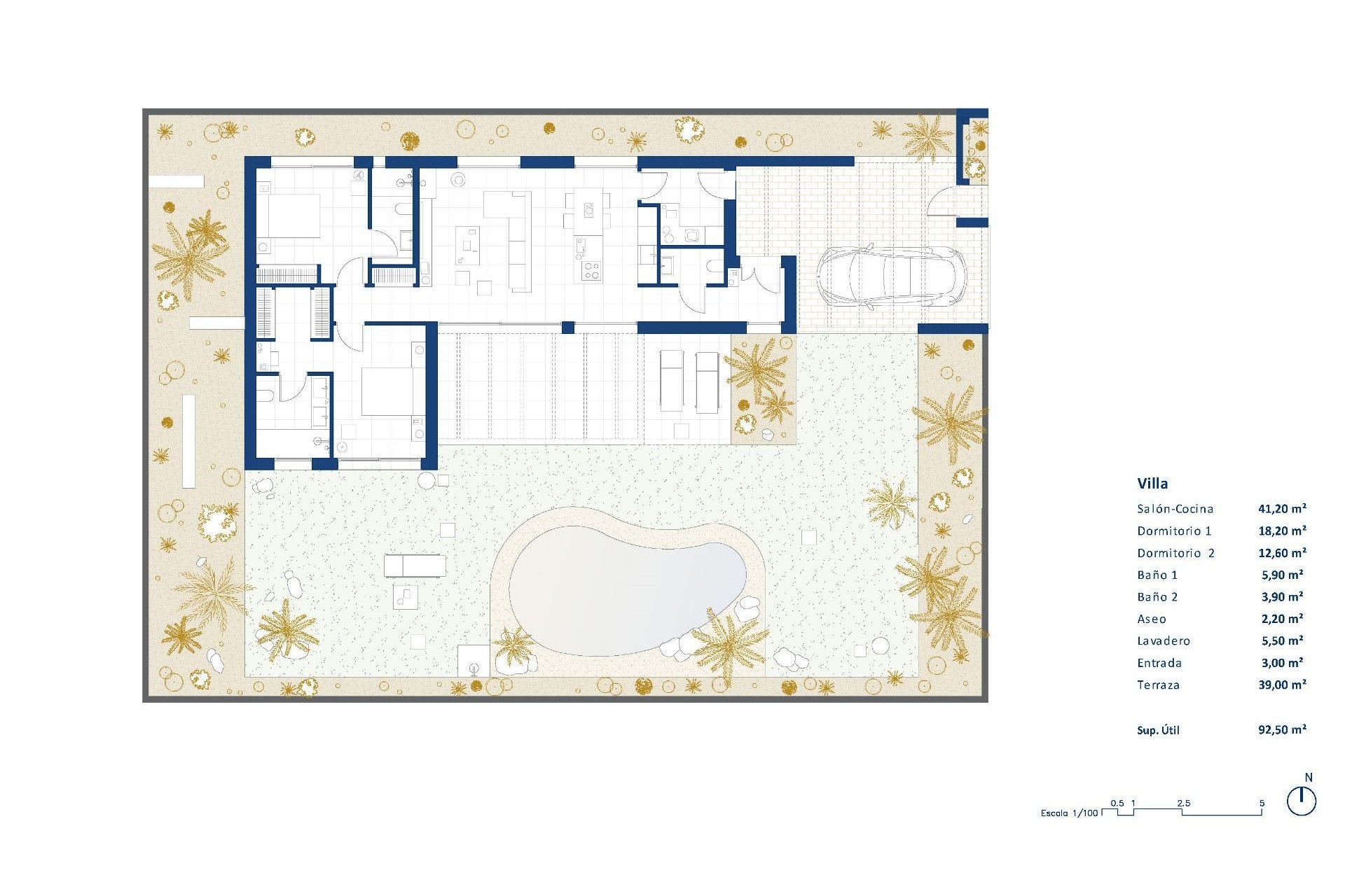 New Build - VILLA -
BAÑOS Y MENDIGO - Altaona Golf