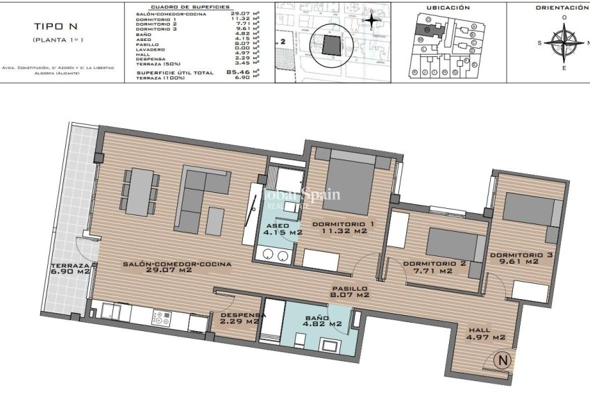 Nieuwbouw - APPARTEMENT -
ALGORFA - Pueblo