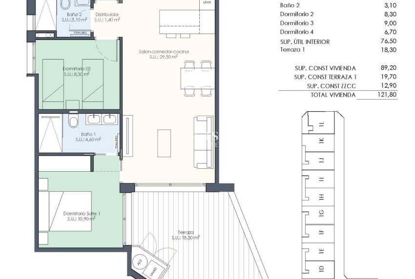 Nieuwbouw - APPARTEMENT -
BENIJÓFAR - Pueblo