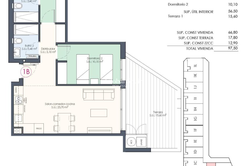 Nieuwbouw - APPARTEMENT -
BENIJÓFAR - Pueblo
