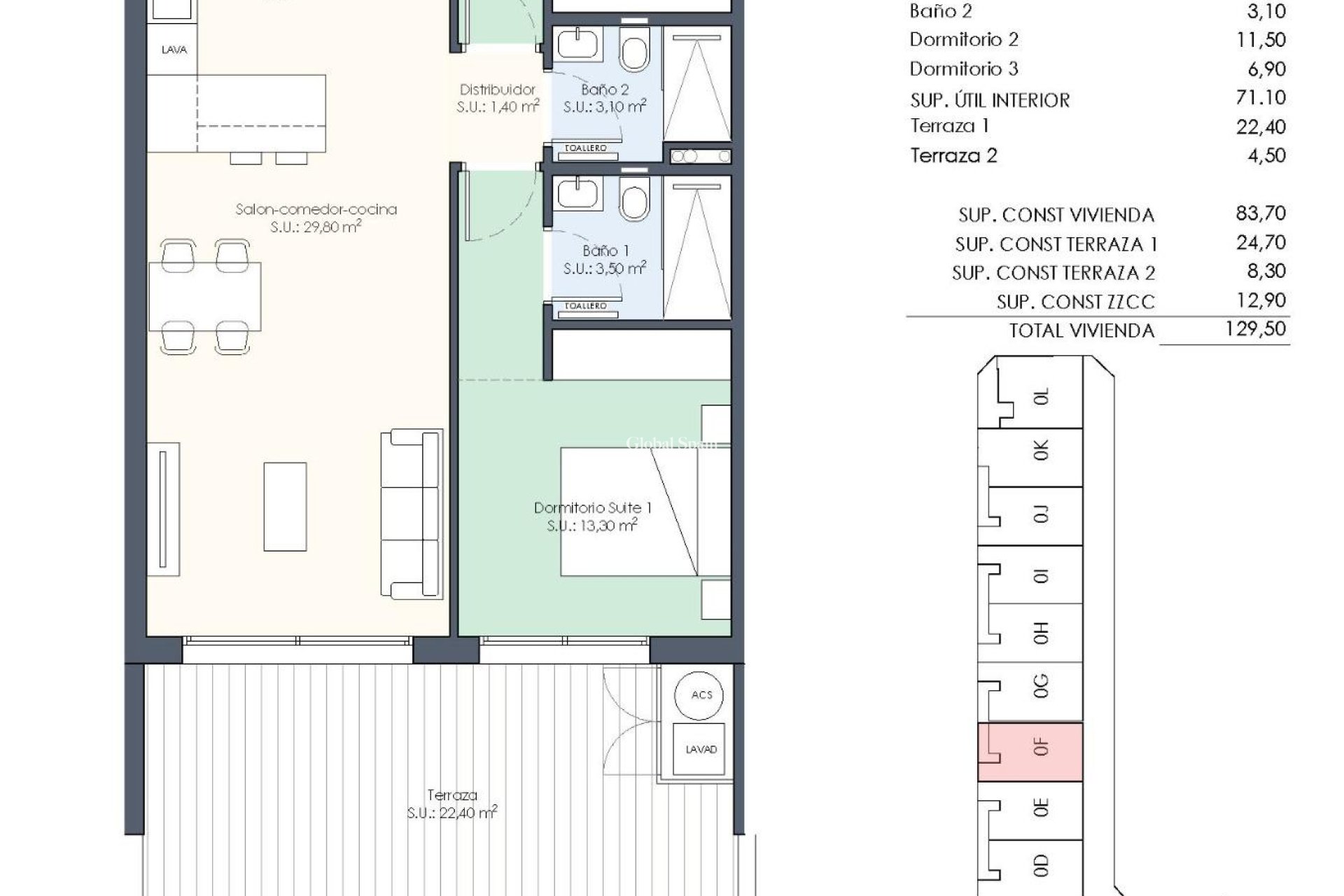 Nieuwbouw - APPARTEMENT -
BENIJÓFAR - Pueblo