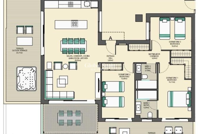 Nieuwbouw - APPARTEMENT -
CASARES - Buenas Noches