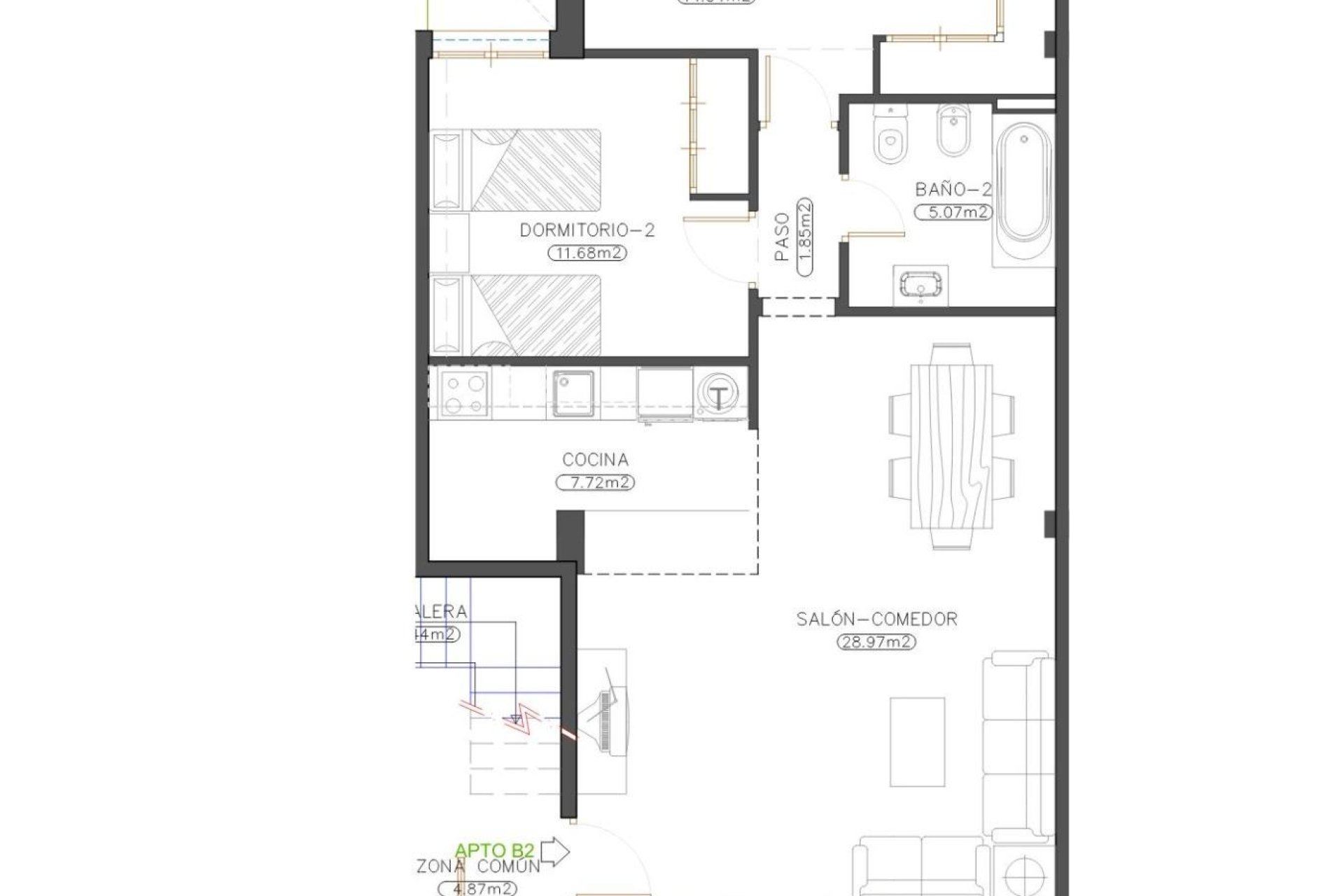 Nieuwbouw - APPARTEMENT -
CUEVAS DEL ALMANZORA - Herrerias