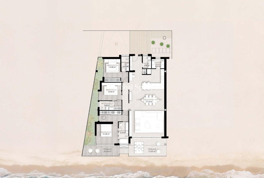Nieuwbouw - APPARTEMENT -
ESTEPONA - Playa del Cristo