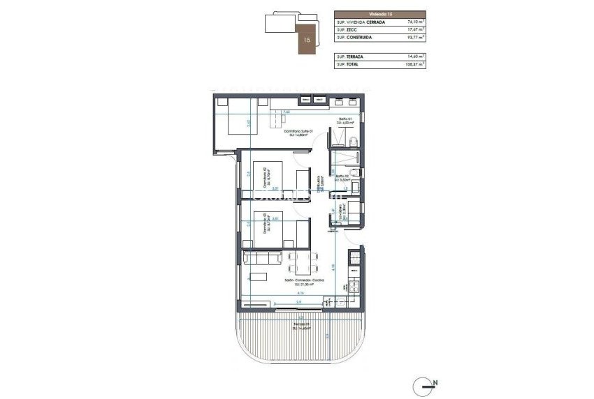 Nieuwbouw - Appartement -
GUARDAMAR DEL SEGURA - Camino del Puerto