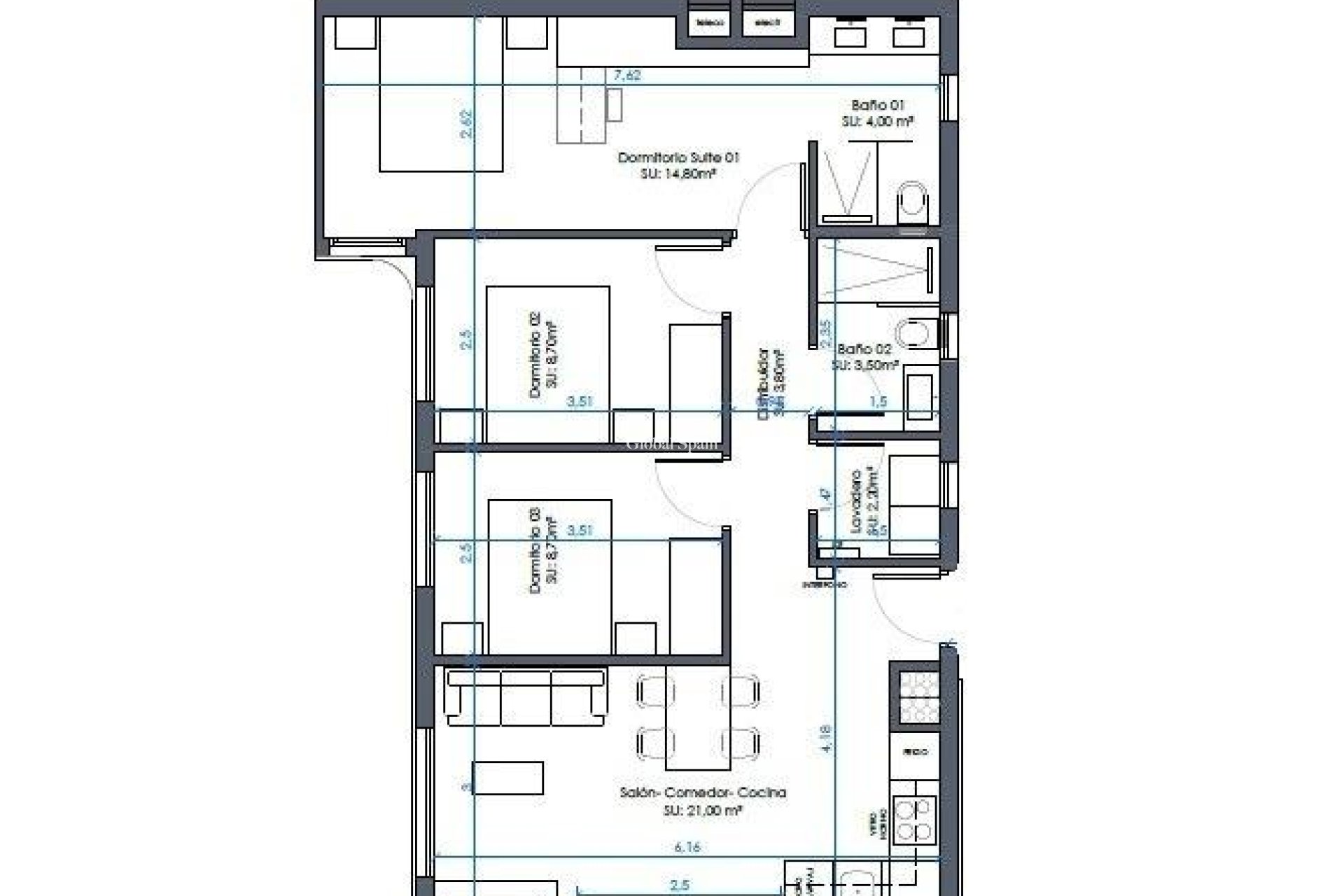 Nieuwbouw - APPARTEMENT -
GUARDAMAR DEL SEGURA - Camino del Puerto