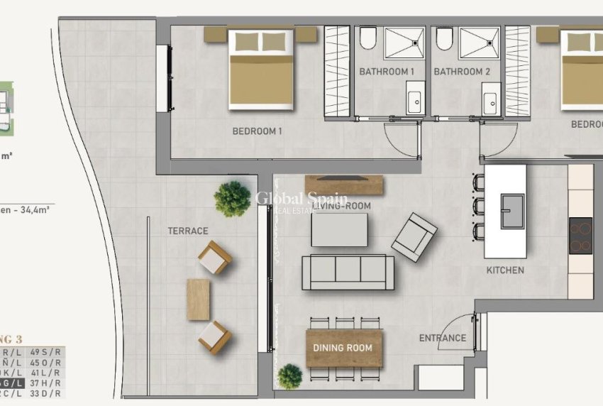 Nieuwbouw - APPARTEMENT -
GUARDAMAR DEL SEGURA - EL RASO