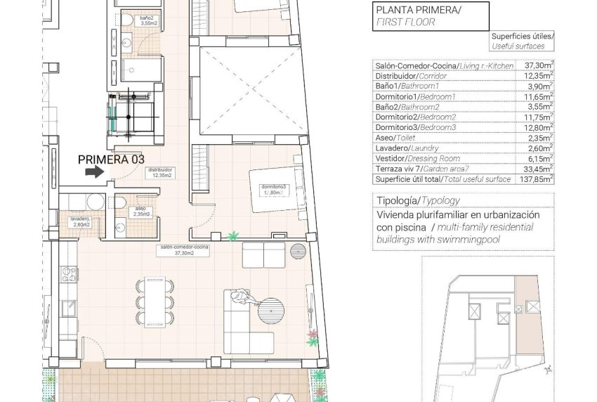 Nieuwbouw - APPARTEMENT -
HONDÓN DE LAS NIEVES - Pueblo