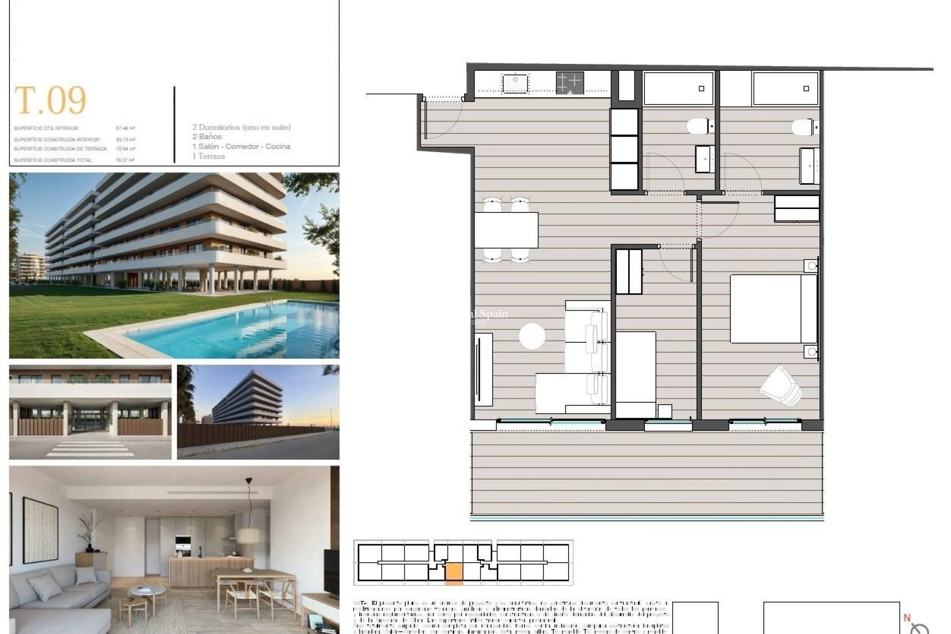 Nieuwbouw - APPARTEMENT -
MONCOFA - Playa de Moncofa
