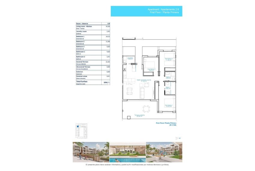 Nieuwbouw - APPARTEMENT -
PILAR DE LA HORADADA - Playa de las Higuericas