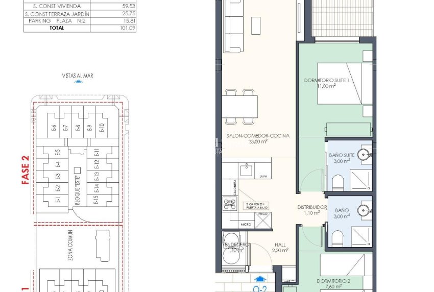 Nieuwbouw - APPARTEMENT -
PILAR DE LA HORADADA - Playa de las Higuericas