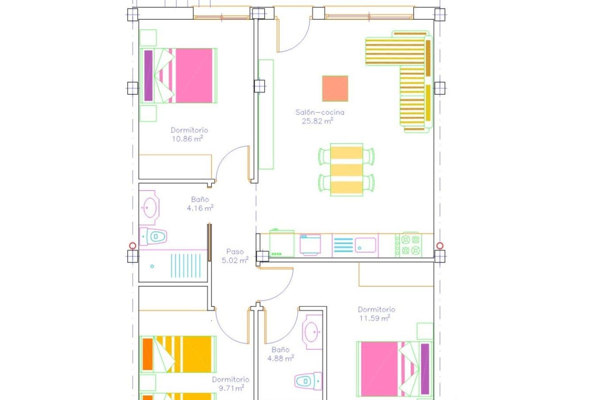 Nieuwbouw - APPARTEMENT -
SAN JAVIER - pueblo