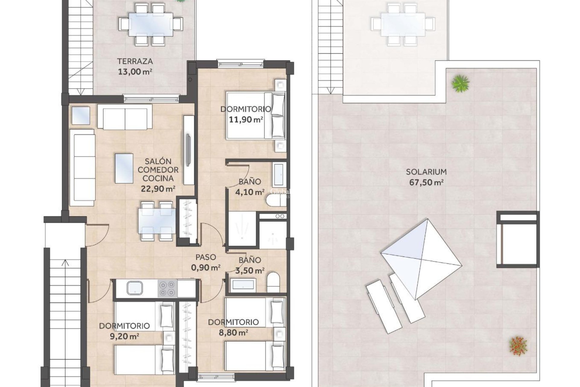 Nieuwbouw - APPARTEMENT -
SAN MIGUEL DE SALINAS - La Cañada