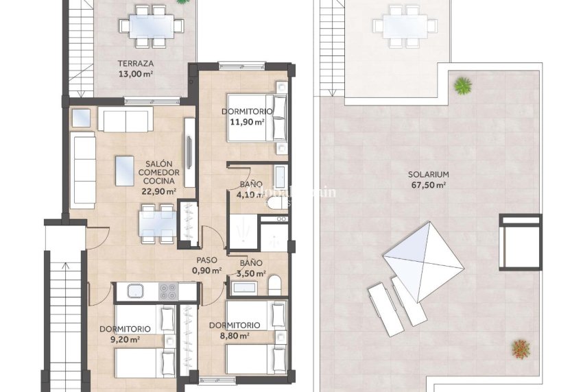 Nieuwbouw - APPARTEMENT -
SAN MIGUEL DE SALINAS - La Cañada