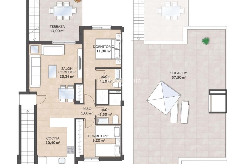 Nieuwbouw - APPARTEMENT -
SAN MIGUEL DE SALINAS - La Cañada