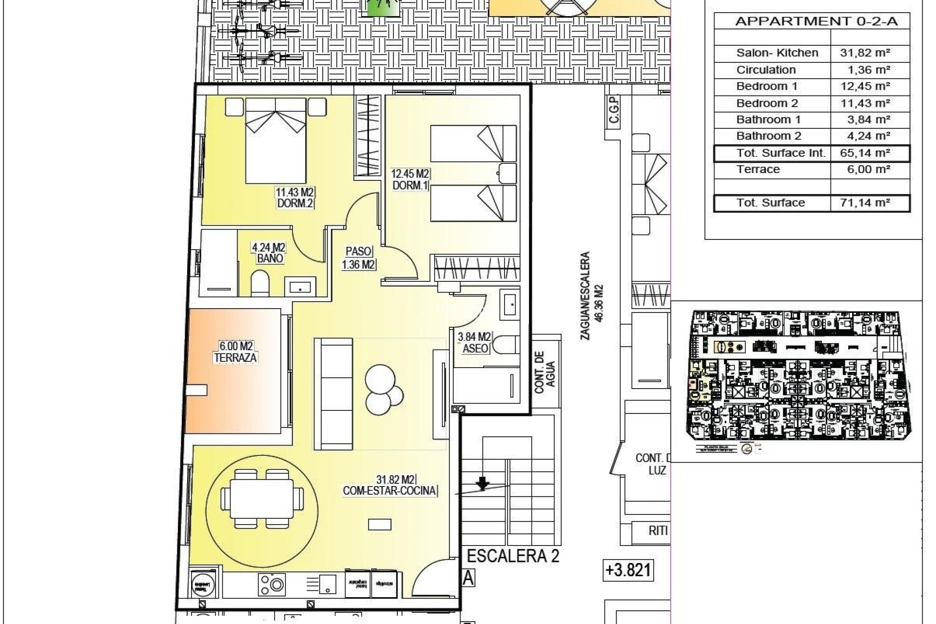 Nieuwbouw - APPARTEMENT -
SAN MIGUEL DE SALINAS - Pueblo