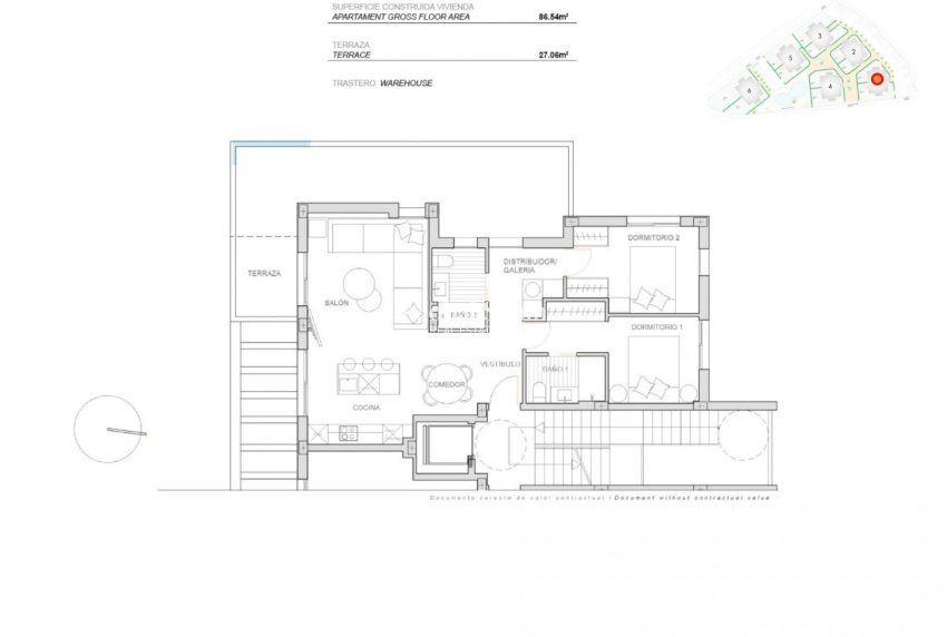 Nieuwbouw - APPARTEMENT -
TORRE PACHECO - Santa Rosalia Lake And Life Resort