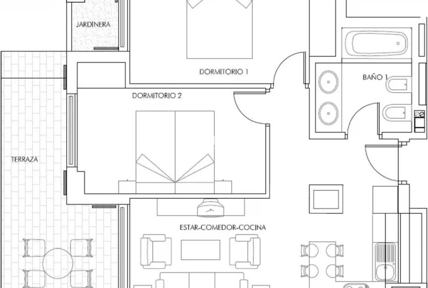 Nieuwbouw - APPARTEMENT -
VERA - Puerto del Rey