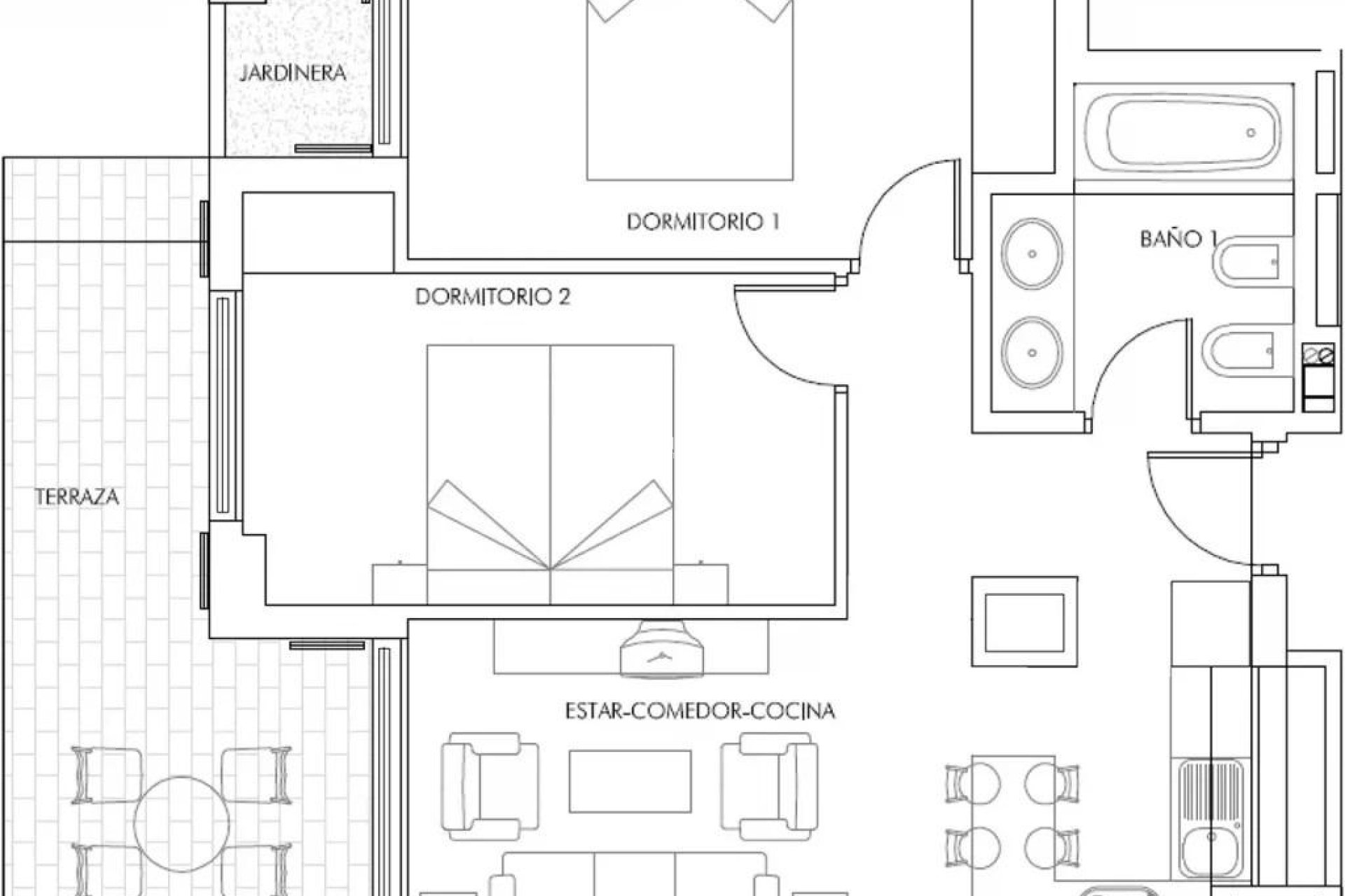 Nieuwbouw - APPARTEMENT -
VERA - Puerto del Rey