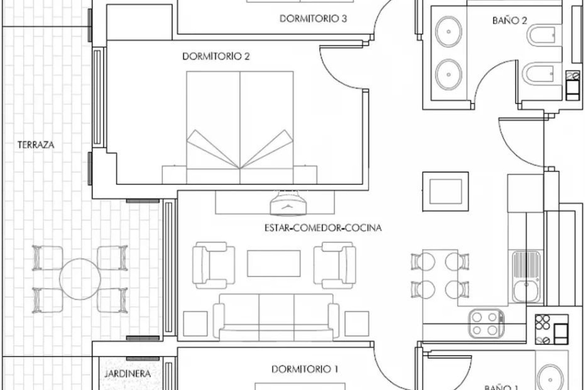 Nieuwbouw - APPARTEMENT -
VERA - Puerto del Rey