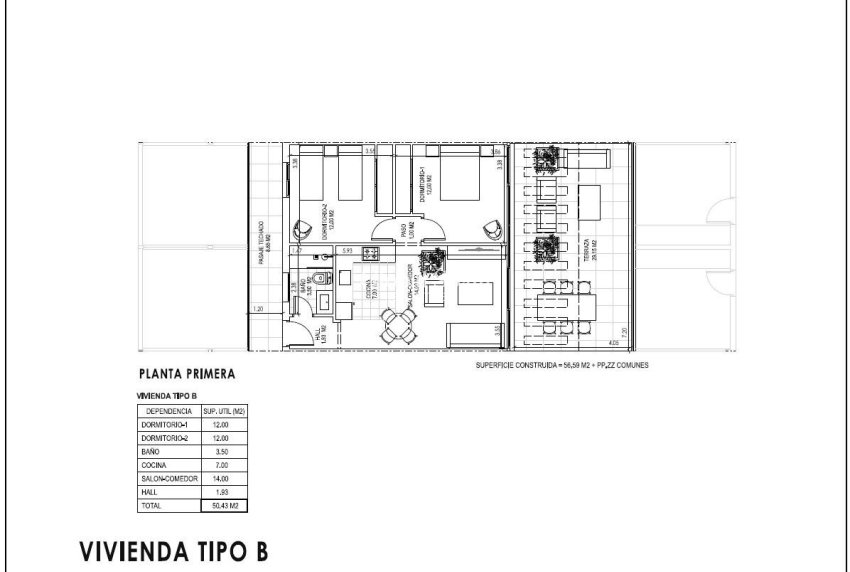 Nieuwbouw - APPARTEMENT -
VERA - Vera Playa