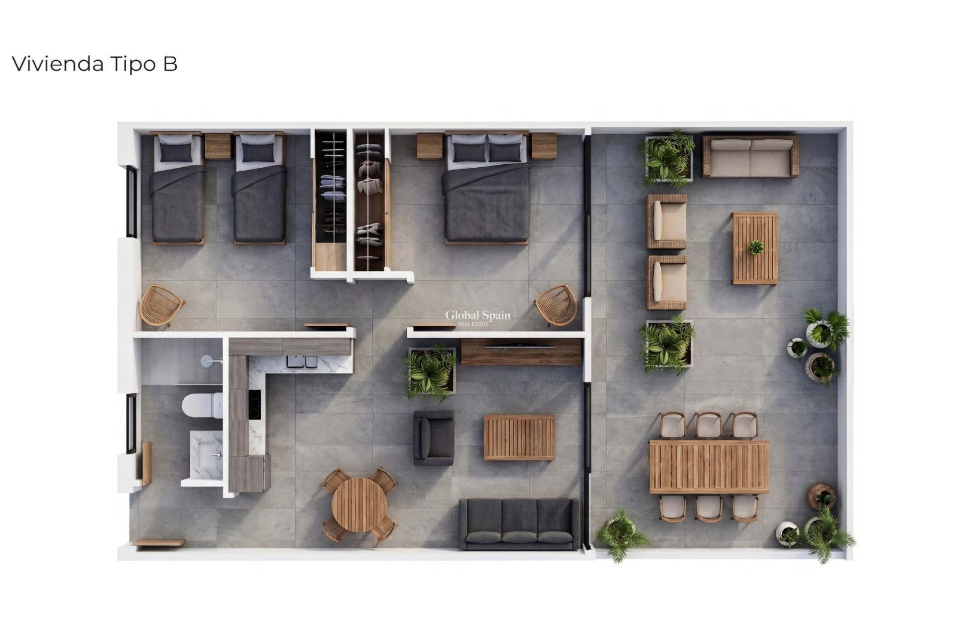 Nieuwbouw - APPARTEMENT -
VERA - Vera Playa