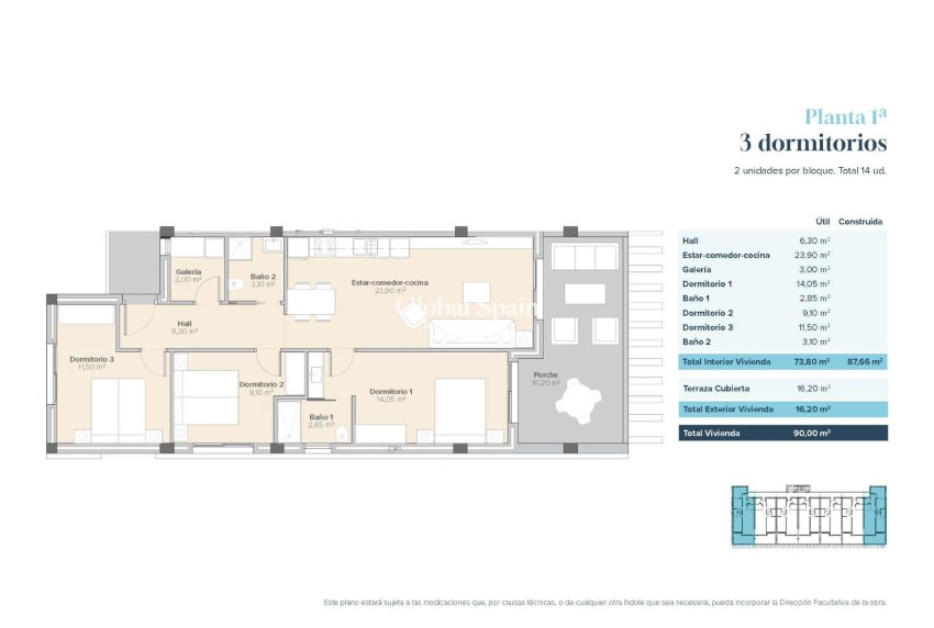 Nieuwbouw - APPARTEMENT -
VERA - Vera Playa