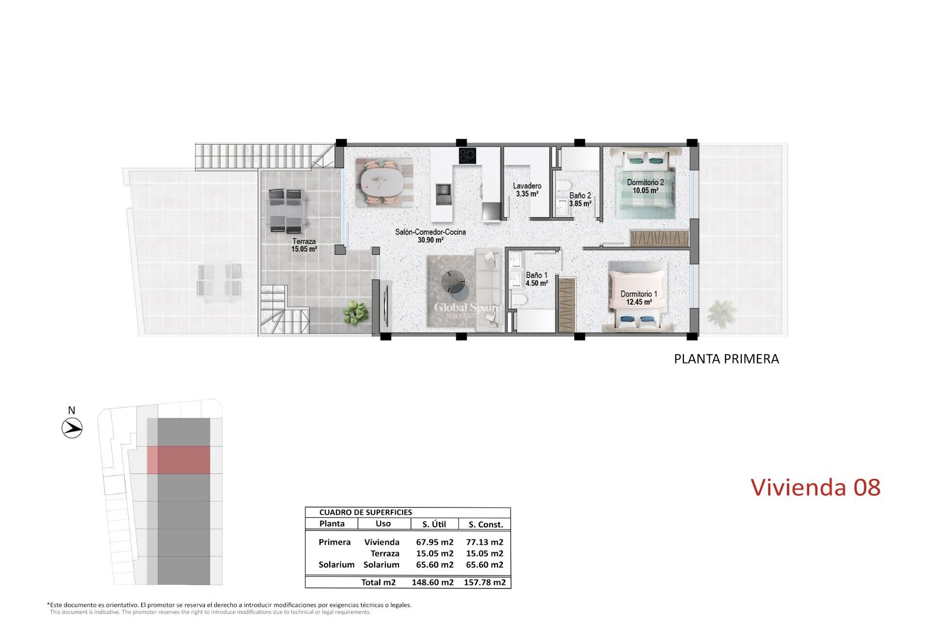 Nieuwbouw - Bungalow op de bovenste verdieping -
PILAR DE LA HORADADA - pueblo