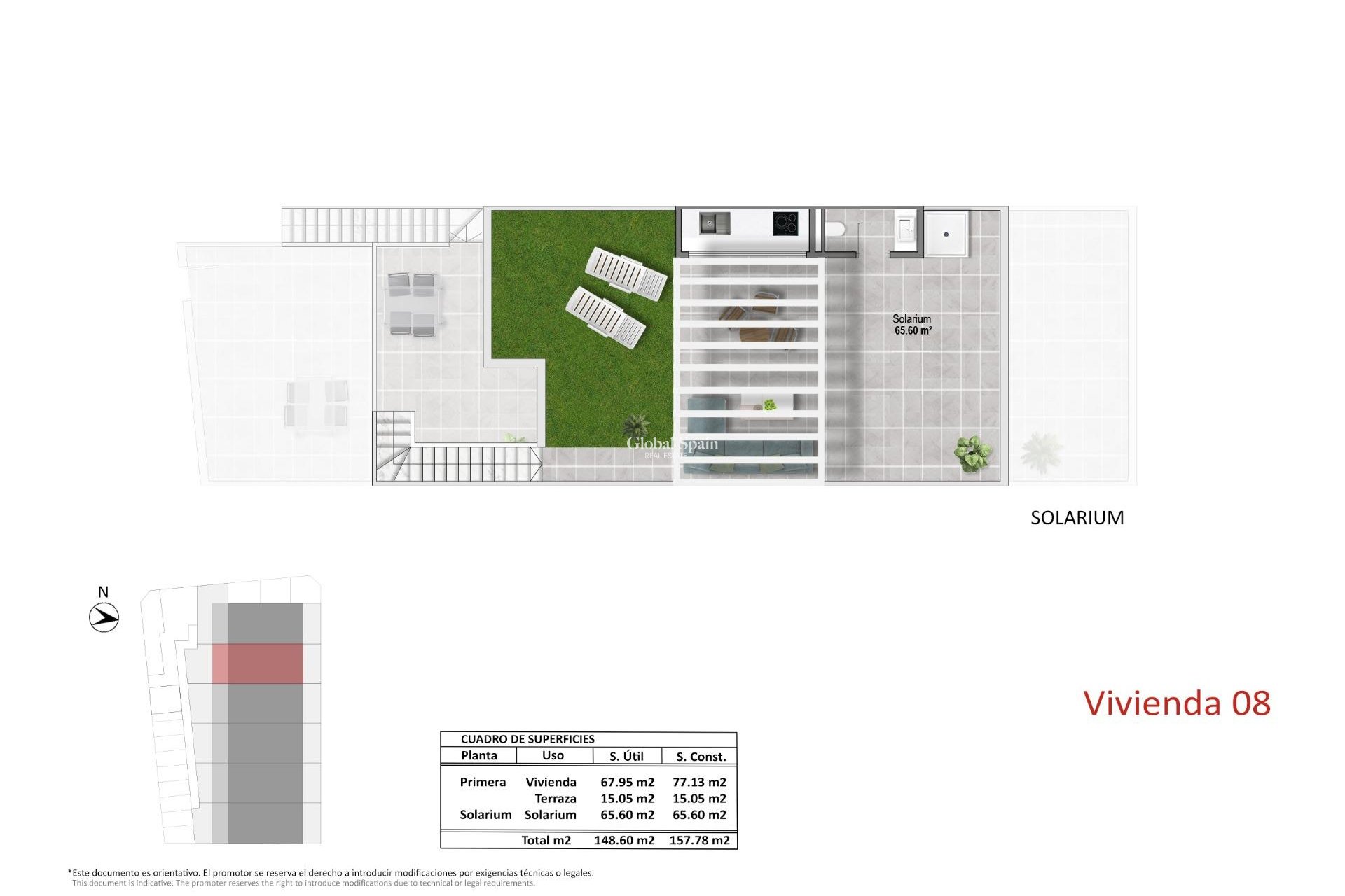 Nieuwbouw - Bungalow op de bovenste verdieping -
PILAR DE LA HORADADA - pueblo