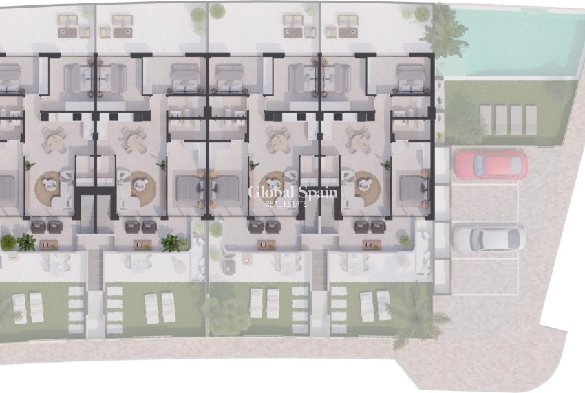 Nieuwbouw - Bungalow op de bovenste verdieping -
SAN PEDRO DEL PINATAR - Los Cuarteros