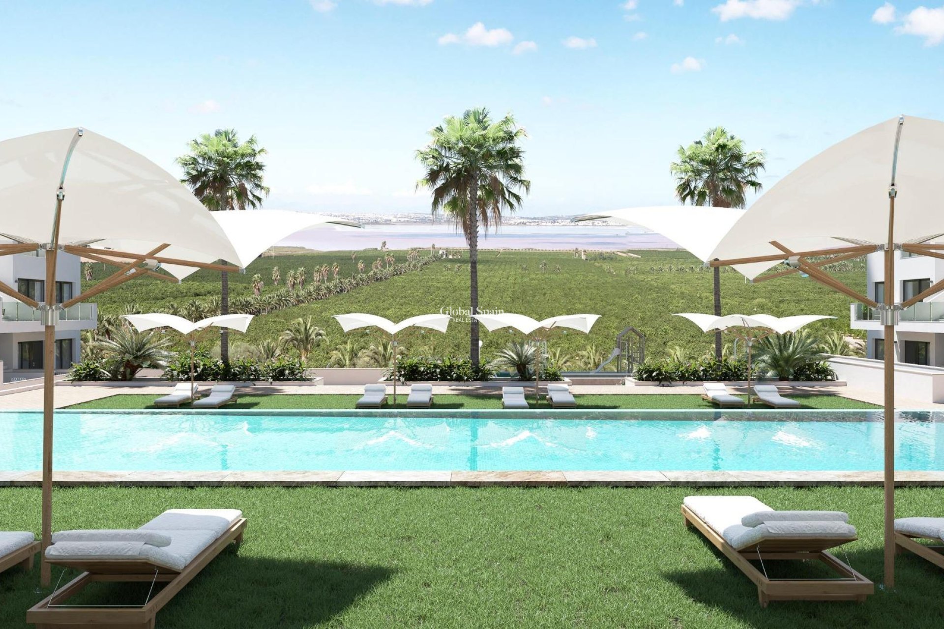 Nieuwbouw - Bungalow op de bovenste verdieping -
TORREVIEJA - LOS BALCONES - LOS ALTOS