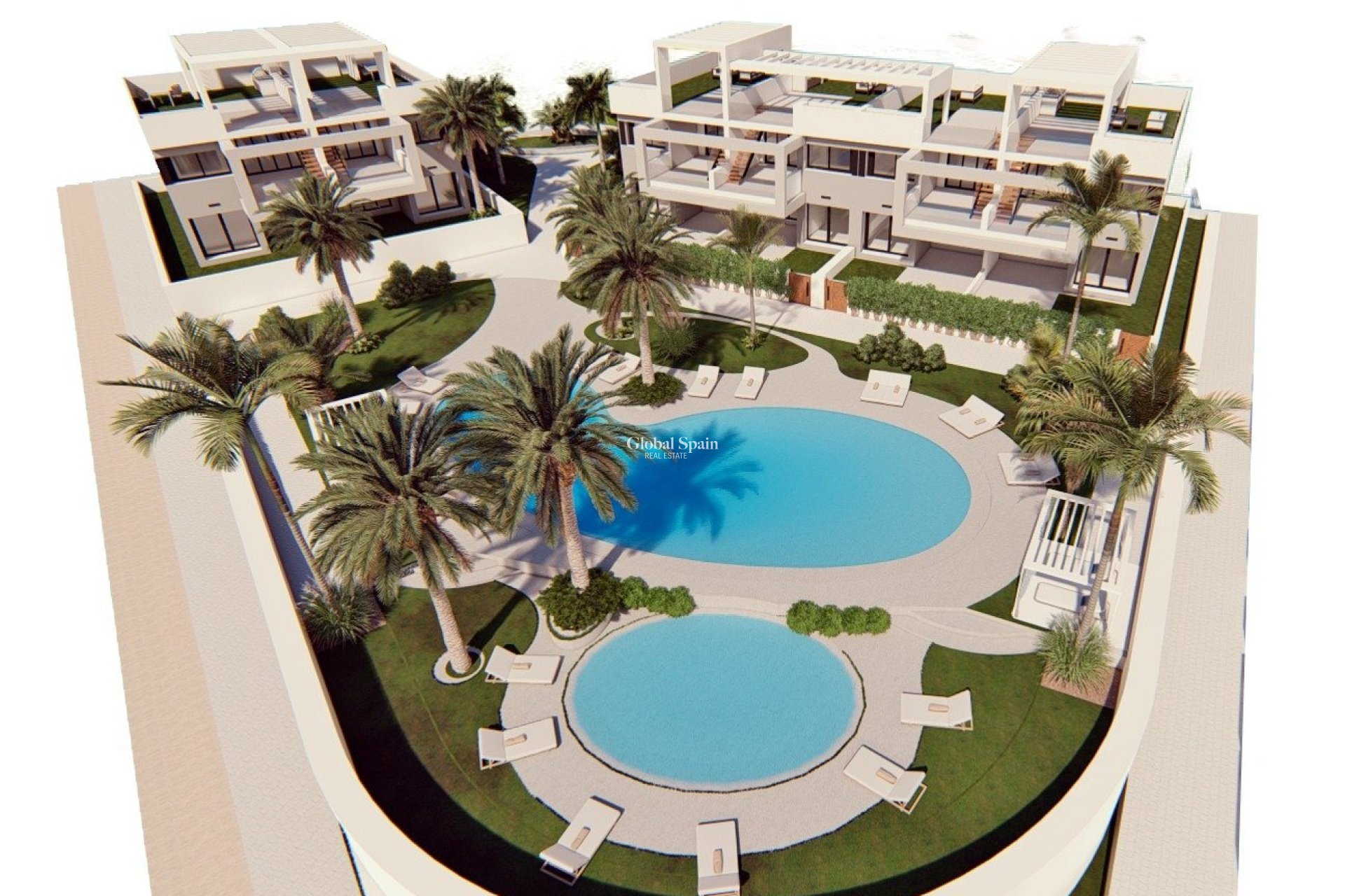 Nieuwbouw - Bungalow op de bovenste verdieping -
TORREVIEJA - LOS BALCONES - LOS ALTOS