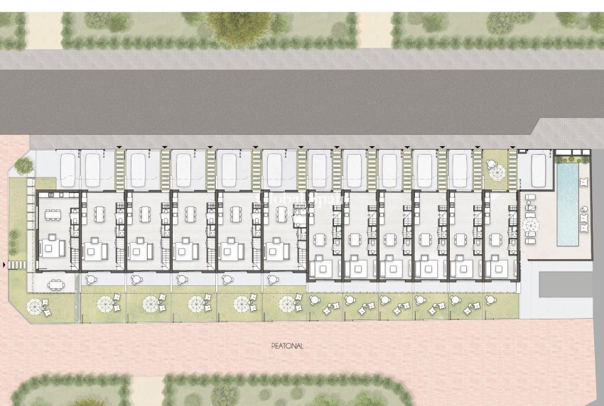 Nieuwbouw - Halfvrijstaand -
PILAR DE LA HORADADA - pueblo